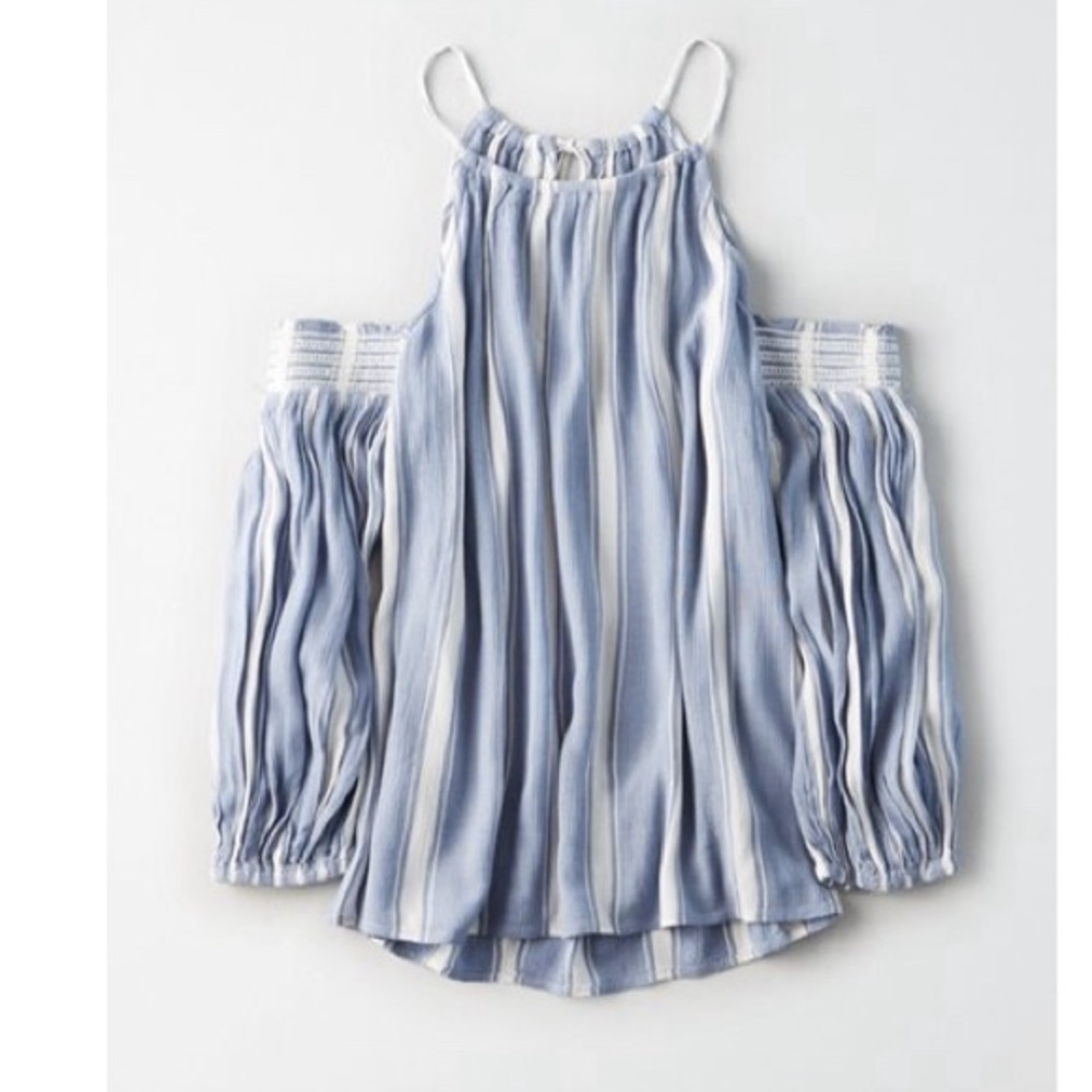 American Eagle Outfitters Cold Shoulder Blouse